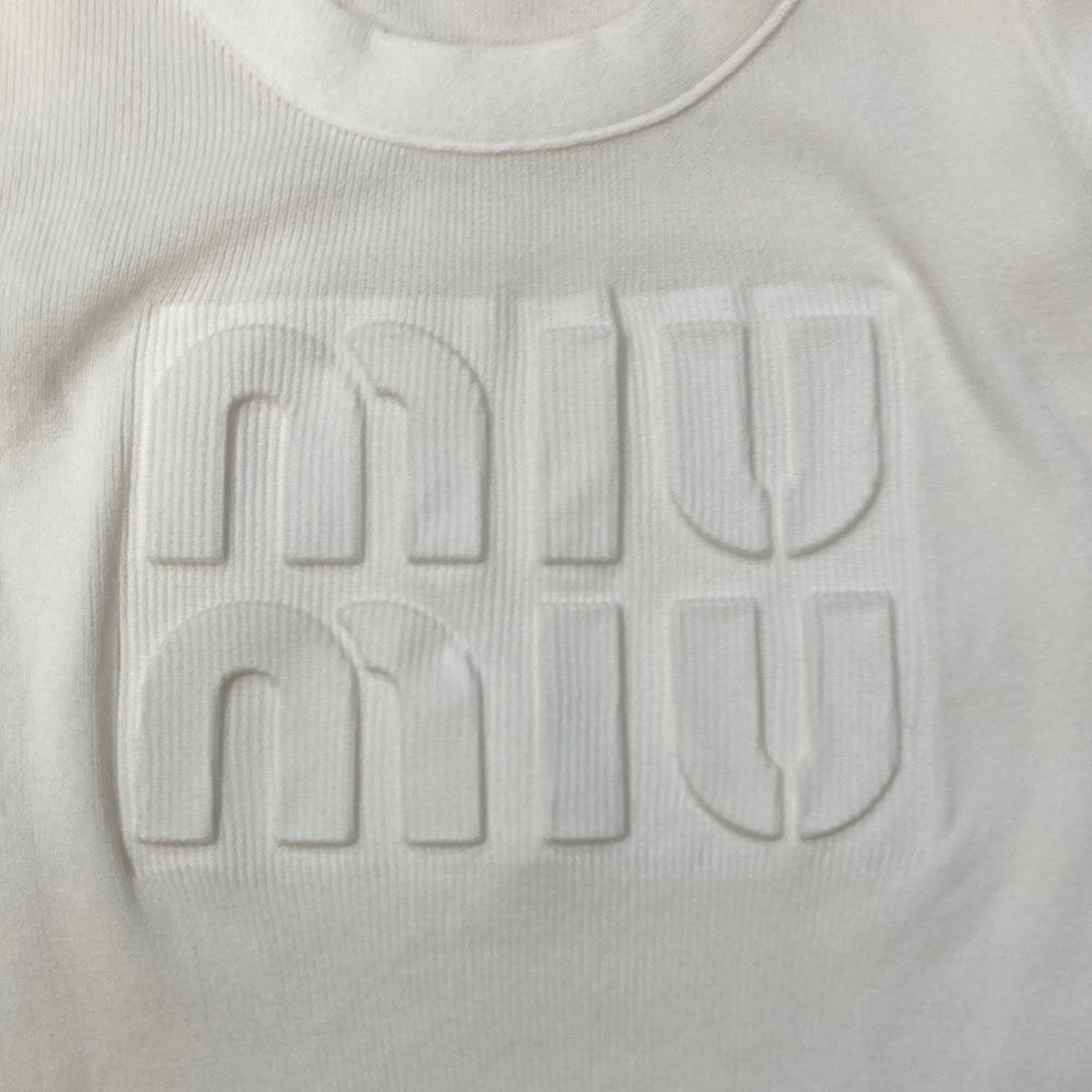 Miu Miu Embossed Women's Vest - Picture 4 of 8